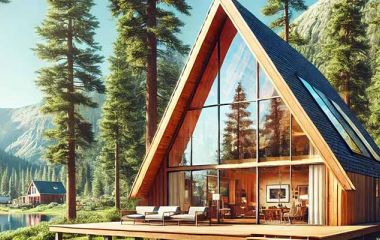 А-образный каркасный дом: особенности планировки и эксплуатации дачного домика необычной формы