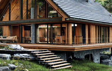 Каркасный дом на склоне: особенности фундамента и стабилизации конструкции