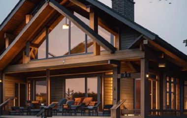 Каркасно-бревенчатая технология Post&Beam: что это такое