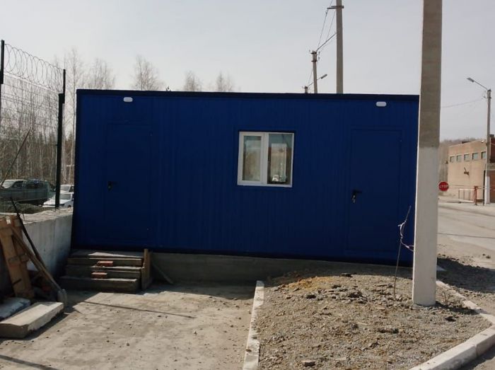 Бытовое помещение контейнерного типа (КПП №2)