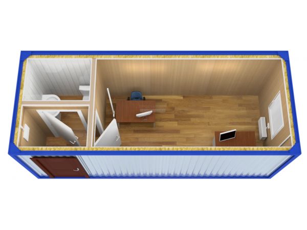 Блок-Контейнер для приема пищи №4 с туалетом